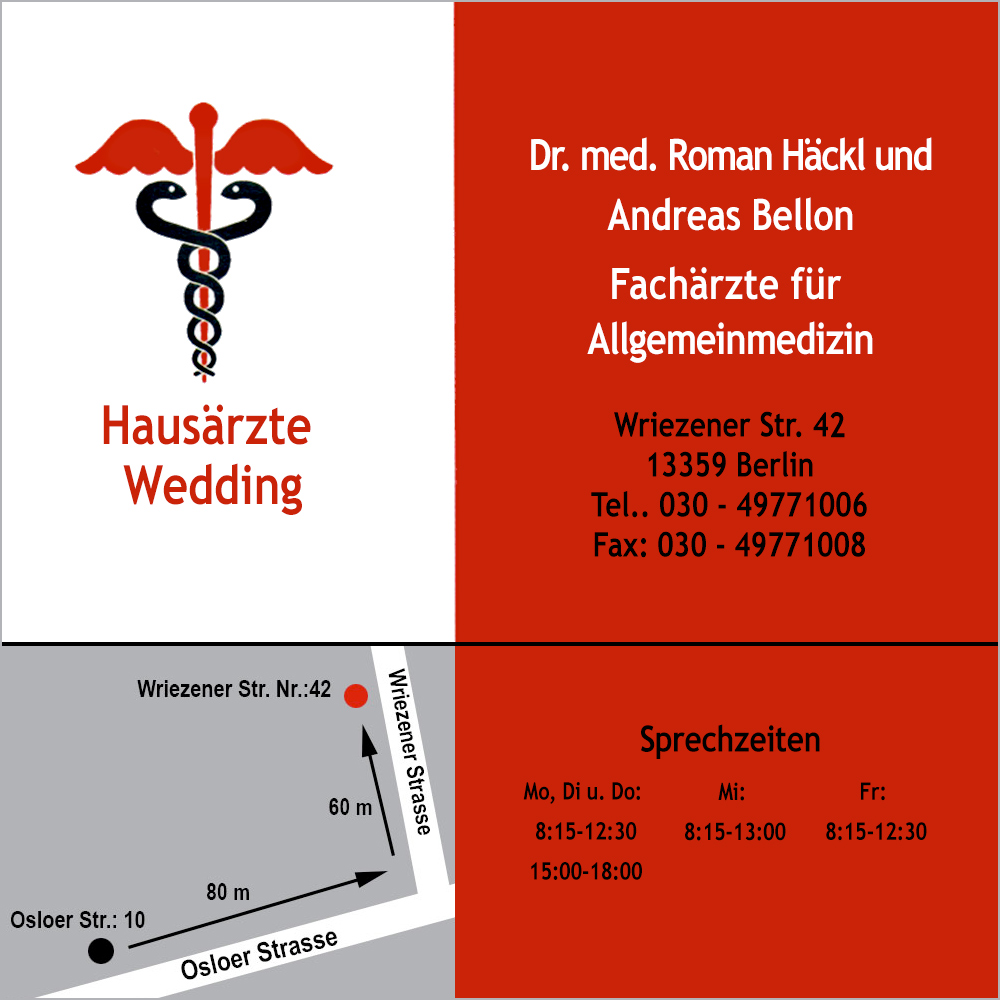 Hausärzte Wedding Roman Häckl